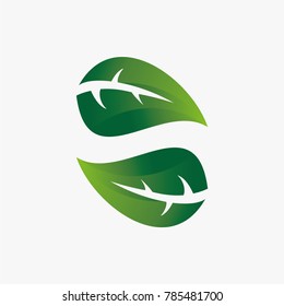 realistic leaf vector design
