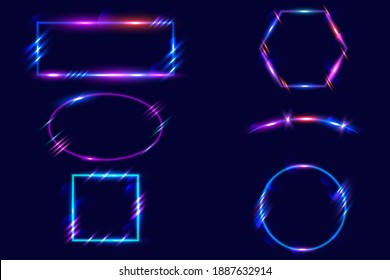 Realistic Lens Flare Elements Collection