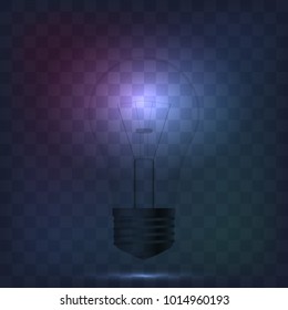Realistic light bulb