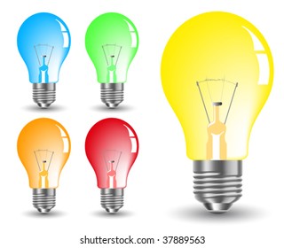 realistic light bulb