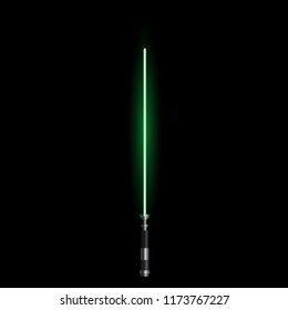 realistic light swords. Vector illustration 