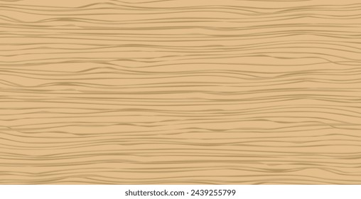 Realistic light wood pattern texture, background - Vector illustration