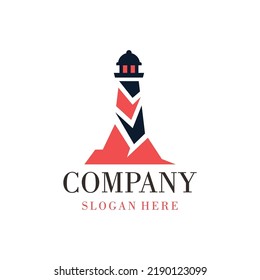 Realistic Lighthouse Illustration design Vector