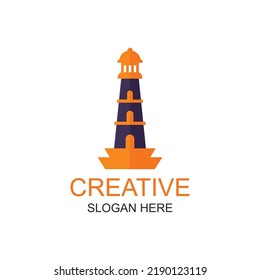 Realistic Lighthouse Illustration design Vector