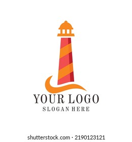 Realistic Lighthouse Illustration design Vector