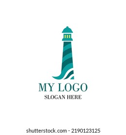 Realistic Lighthouse Illustration design Vector