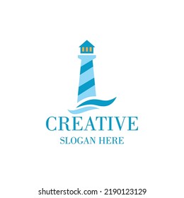 Realistic Lighthouse Illustration design Vector