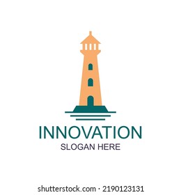 Realistic Lighthouse Illustration design Vector