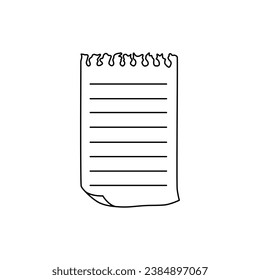 Notas pegajosas realistas y forradas con aglutinante de clip y cinta adhesiva. Hojas de papel con notas en blanco. Recordatorio de información. Ilustración vectorial.