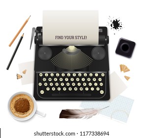 Realistic Literature Objects Of Writer