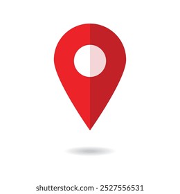Mapa de Locación realista pin gps puntero marcadores Vector