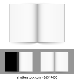 Realistic Magazine Set Number Four. Illustration On White Background For Design.
