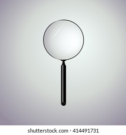 realistic magnifying glass