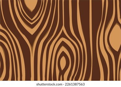 Fondo vectorial de madera de caoba realista. Pared de madera marrón, plancha, mesa o superficie del suelo. Recortando la tabla de picar. Textura de madera.