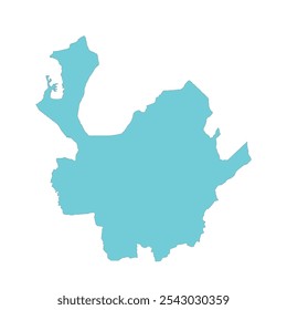 MAPA REALISTA DE ANTIOQUIA DEPARTAMENTO COLÔMBIA, AMÉRICA DO SUL