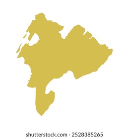 MAPA REALISTA DE BUTON (KABUPATEN BUTON), SUDESTE DE SULAWESI (PROVINSI SULAWESI TENGGARA), INDONÉSIA MAPA DAS CIDADES E REGÊNCIAS