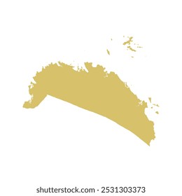 REALISTIC MAP OF CAMARINES NORTE PROVINCE (CAMARINES NORTE LALAWIGAN) PHILIPPINE, ASIA