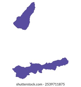 MAPA REALISTA DE CIDADE DE DÍLI (DILI MUNICIPIOS) TIMOR LESTE, SUDESTE ASIÁTICO