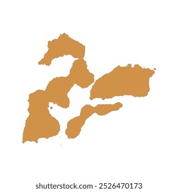 REALISTIC MAP OF EAST FLORES (KABUPATEN FLORES TIMUR), NUSA TENGGARA TIMUR (PROVINSI NUSA TENGGARA TIMUR), INDONESIA CITY-REGENCIES MAP