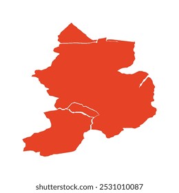 REALISTISCHE KARTE VON GLARUS STATE (GLARUS KANTON) SCHWEIZ, EUROPA