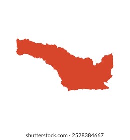 MAPA REALISTA DE GORONTALO (KABUPATEN GORONTALO), GORONTALO (PROVINSI GORONTALO), INDONÉSIA MAPA DE CIDADES E REGÊNCIAS