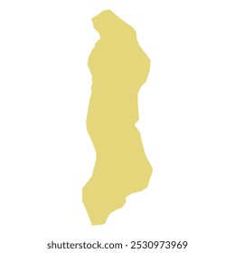 REALISTIC MAP OF HISOR DISTRICT (HISOR NOHIYA) TAJIKISTAN, CENTRAL ASIA