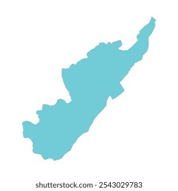 MAPA REALISTA DE HUILA DEPARTAMENTO COLÔMBIA, AMÉRICA DO SUL