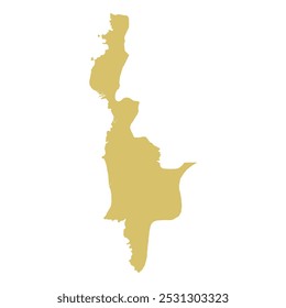 REALISTIC MAP OF ILOCOS SUR PROVINCE (ILOCOS SUR LALAWIGAN) PHILIPPINE, ASIA