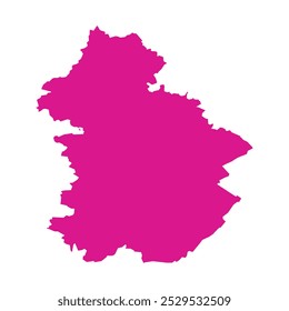 MAPA REALISTA DE JURA DEPARTMENT (JURA DEPARTEMENTS) FRANÇA, EUROPA