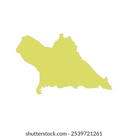 REALISTIC MAP OF KHAMMOUAN PROVINCE (KHAMMOUAN KHOUENG) LAOS, ASIA