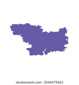 REALISTIC MAP OF MYKOLAYIV  REGIONS (OBLASTS) UKRAINE, EUROPE