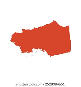 MAPA REALISTA DE POHUWANTO (KABUPATEN POHUWANTO), GORONTALO (PROVINSI GORONTALO), INDONÉSIA MAPA DE CIDADES E REGÊNCIAS