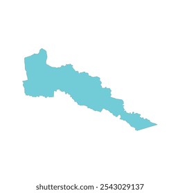 MAPA REALÍSTICO DE PUTUMAYO DEPARTAMENTO COLÔMBIA, AMÉRICA DO SUL