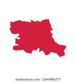 REALISTIC MAP OF STARA ZAGORA PROVINCE (OBLAST) BULGARIA, EUROPE