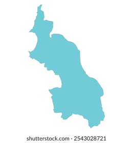 MAPA REALISTA DE SUCRE DEPARTAMENTO COLÔMBIA, AMÉRICA DO SUL