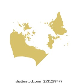 REALISTIC MAP OF SURIGAO DEL NORTE PROVINCE   (SURIGAO DEL NORTE LALAWIGAN) PHILIPPINE, ASIA