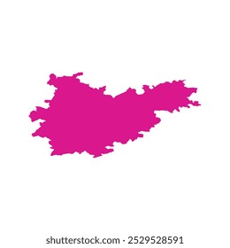 REALISTIC MAP OF TARN ET GARONNE DEPARTMENT (TARN ET GARONNE DÉPARTEMENTS) FRANCE, EUROPE