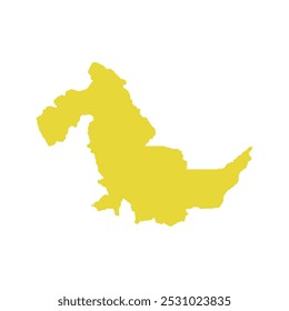 MAPA REALISTA DA REGIÃO DE UCAYALI (REGIÃO DE UCAYALI) PERU, AMÉRICA DO SUL