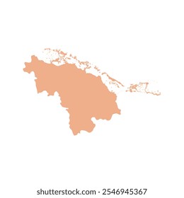 REALISTIC MAP OF VILLA CLARA PROVINCE CUBA, AFRICA