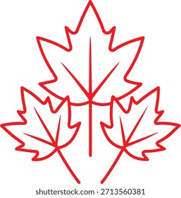 Símbolo Realista de Folha de Bordo do Canadá