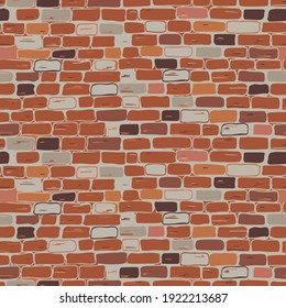 Old bricks texture seamless 00426