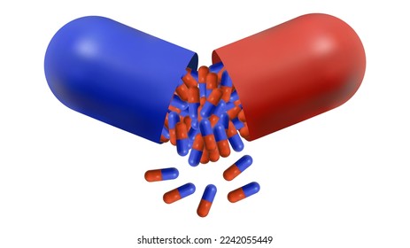 Realistic medicine tablet.3d medicine tablet