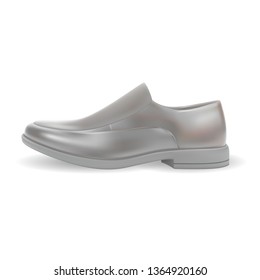 realistic men shoes isolated vector illustration