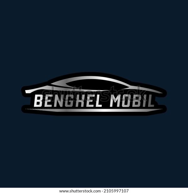 Realistic metallic car
logo. Automotive
logo