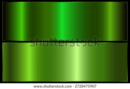 Realistic metallic green gradient. green palette. Metallic gradient effect for text design and bulletin boards, infographics.