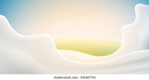 Realistic milk vector illustration ready for your design.