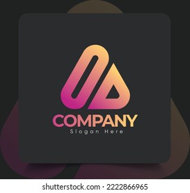 Realistic Minimalist Business Modern Logo Design Template, Creative Concept, Gradient Color With Background Color, Creative Design Template With Vector Illustration. Premium Vector File Free Download.