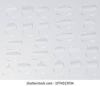Realistic mirrors. Metal round and rectangular mirror frame, white mirrors template. Makeup or interior furniture reflecting glass surfaces 3D isolated icons vector set
 - Shutterstock ID 1974313934