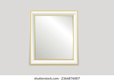 realistic mockup frame photo frame vector eps 10