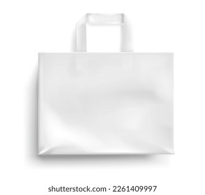 Realistic Mockup paper eco bags.Vector 